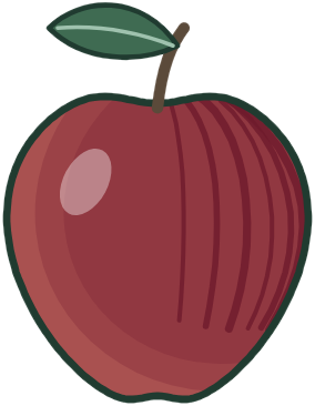 Apfel Oberländer Himbeerapfel (Zeichnung)