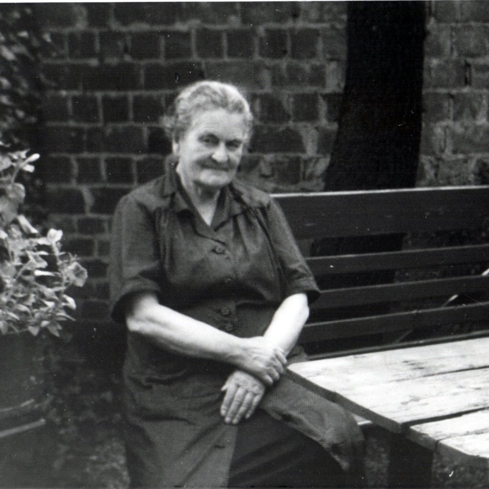 Mina Mack, geb. Zerweck, die Frau von Ernst Mack