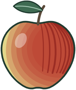 Apfel Gewürzluiken (Zeichnung)